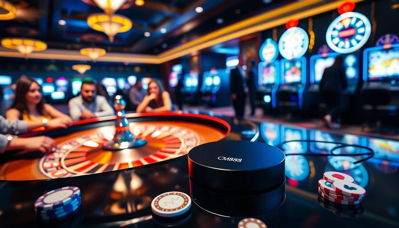 Join the excitement at the roulette table with CM888 technology enhancing your gamble experience.