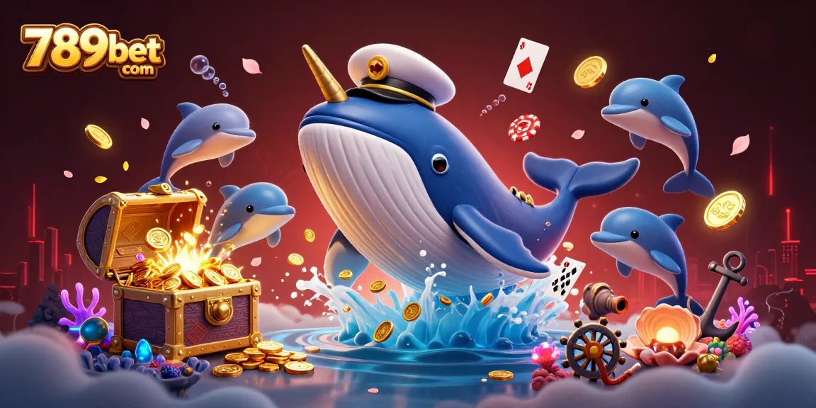 Win exciting prizes at 789bet com with a vibrant underwater casino adventure illustration.
