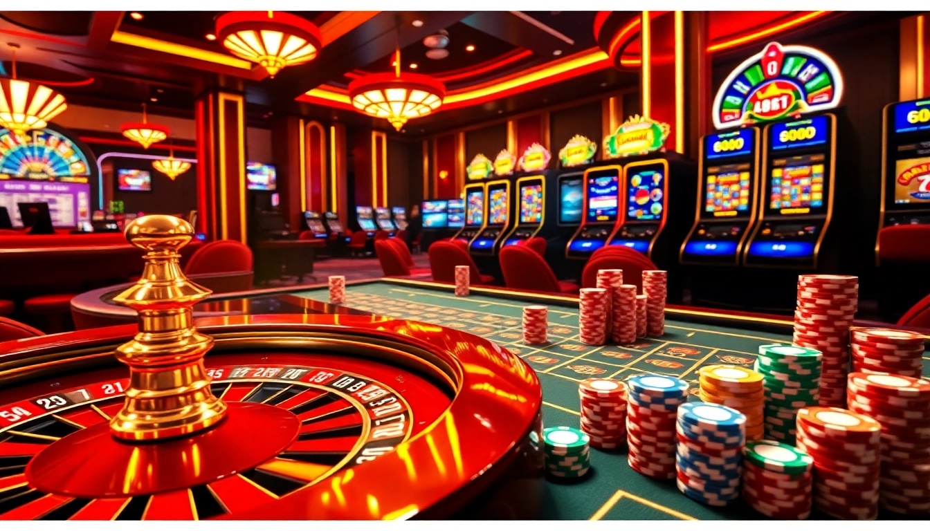 Experience the excitement of online gambling at tg88link with vibrant casino games and immersive visuals.