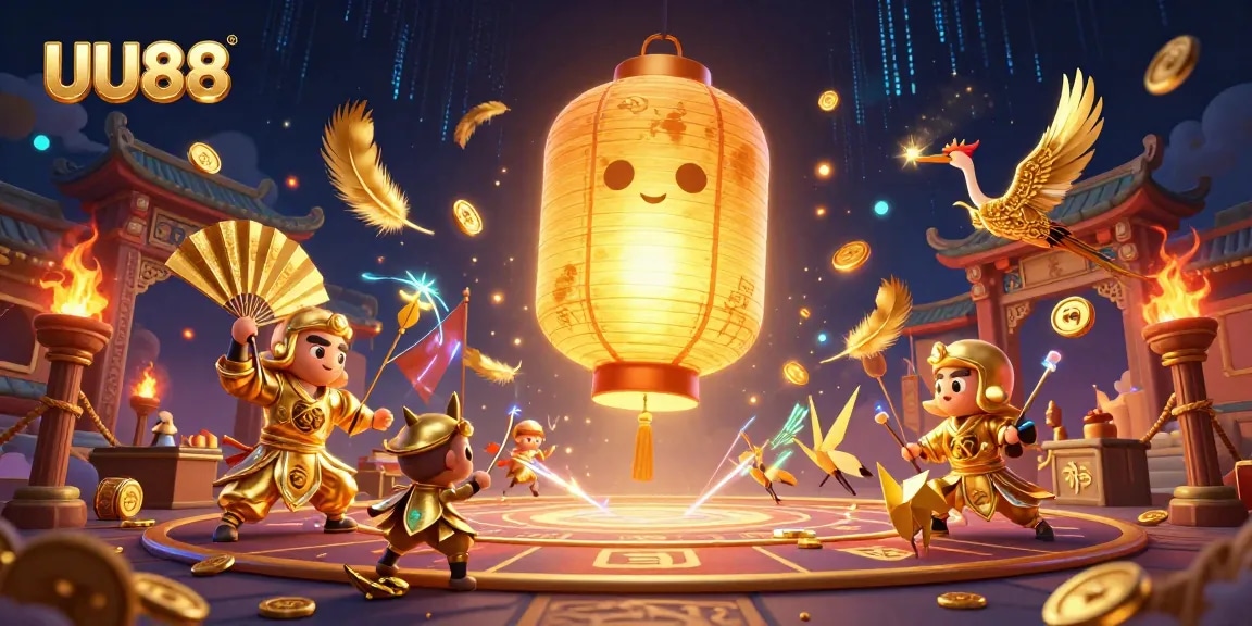 UU88 features an engaging 3D casino scene with vibrant characters and dynamic gaming elements.