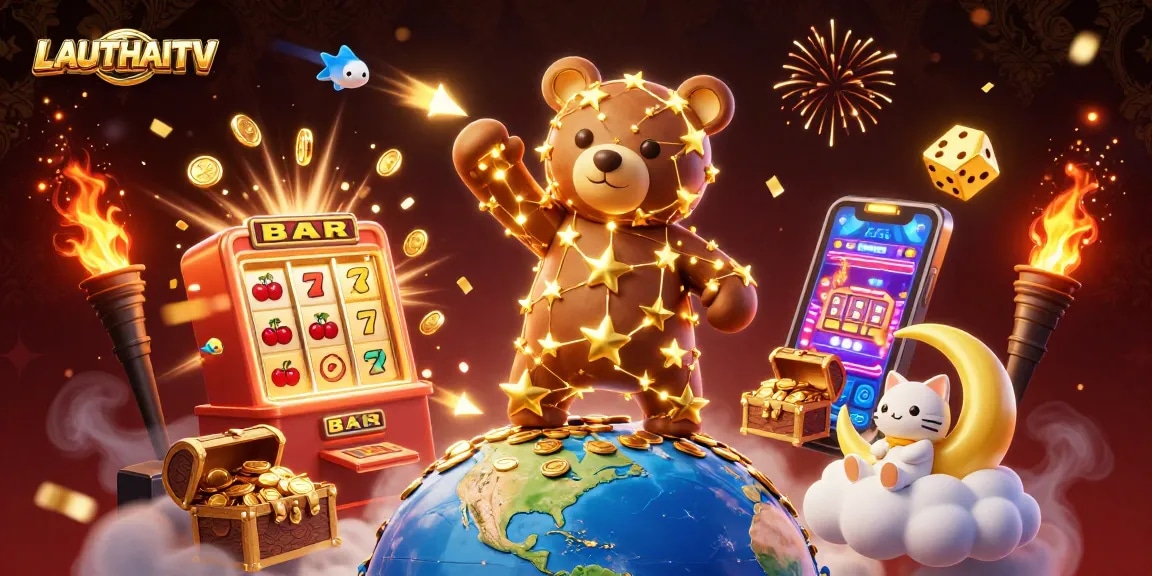 Experience thrilling action with LAUTHAITV's colorful casino games and vibrant 3D animation.