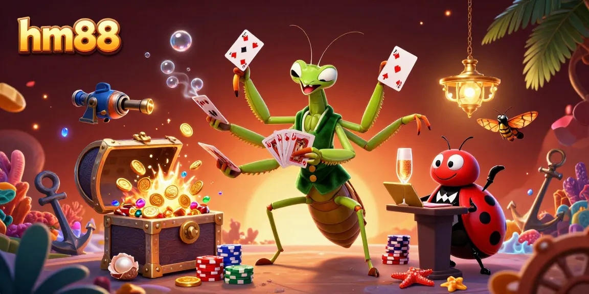 Experience thrilling gameplay at hm88 with dynamic casino scenes featuring vibrant characters and rich game elements.