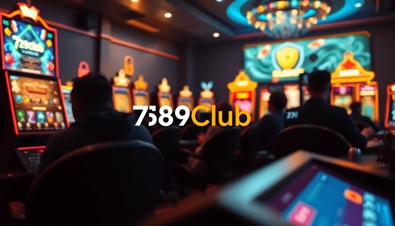 Secure 789Club đăng nhập in a modern gaming environment showcasing players engaged online.