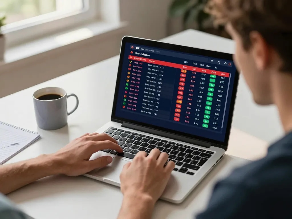 Engaging online betting experience on j188 with live odds and excited player decision-making.