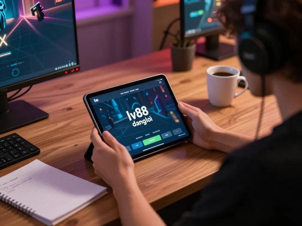 Experience lv88 đăng nhập while enjoying strategic online gambling in a cozy home setting.