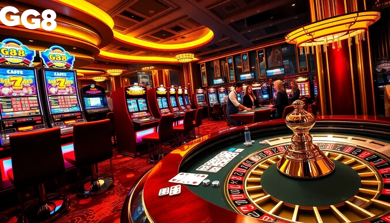 Experience the thrill of gaming at GG88 with vibrant slots and engaging poker action.