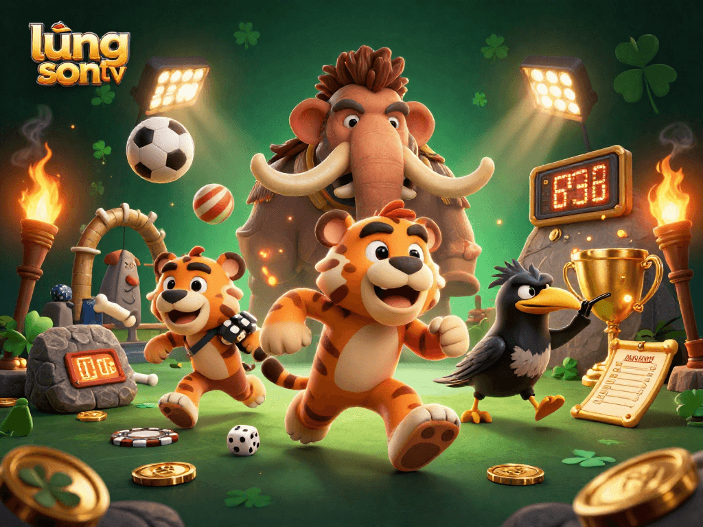 Join lương sơn tv for thrilling sports betting action in this dynamic casino illustration!