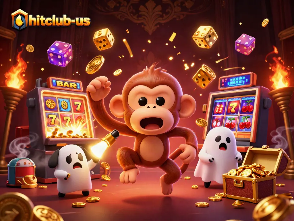 Experience the thrilling action at hitclub-us with engaging characters in a dynamic casino scene.