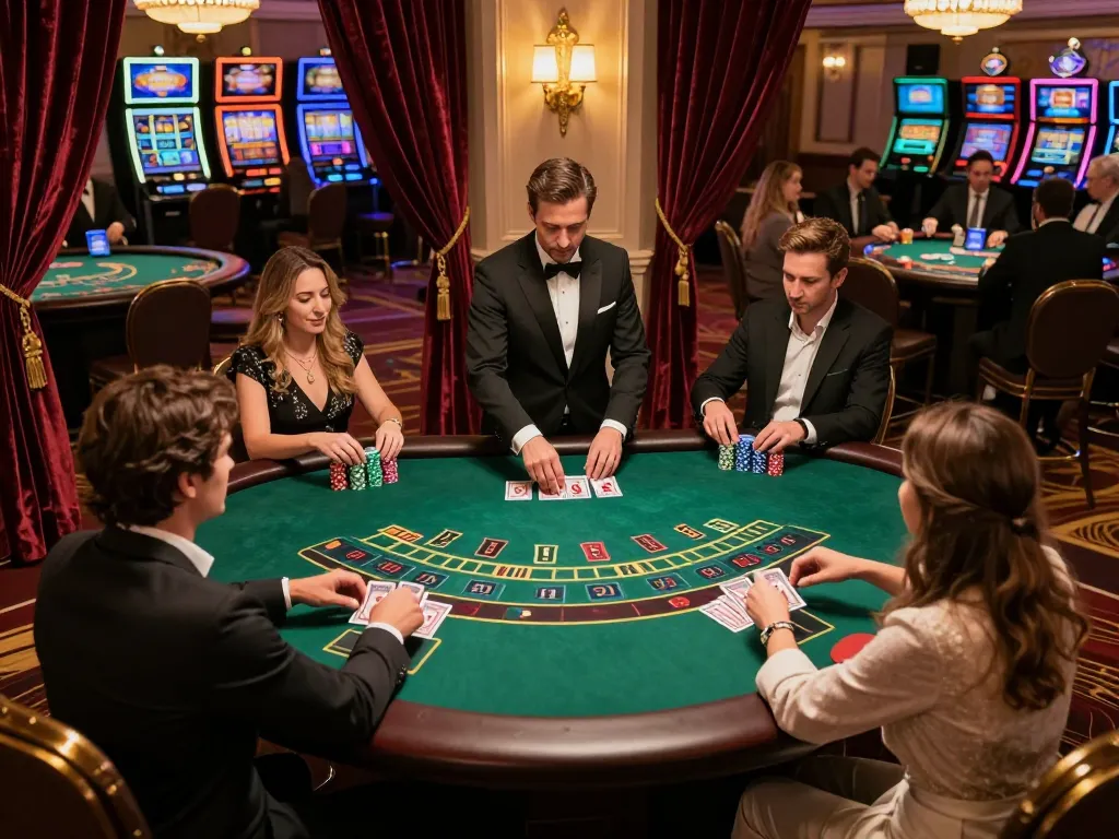 Exciting moment at CO88 live dealer blackjack table showcasing engaging gameplay and strategic betting.