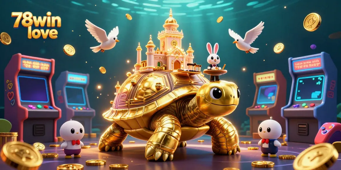Experience thrilling fun at 78win love with a giant tortoise casino and friendly dealer