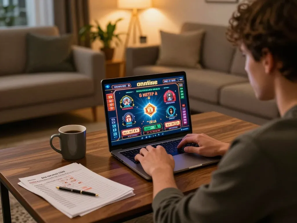 Player engaged in online gambling at vip79, showcasing strategic betting and immersive gameplay