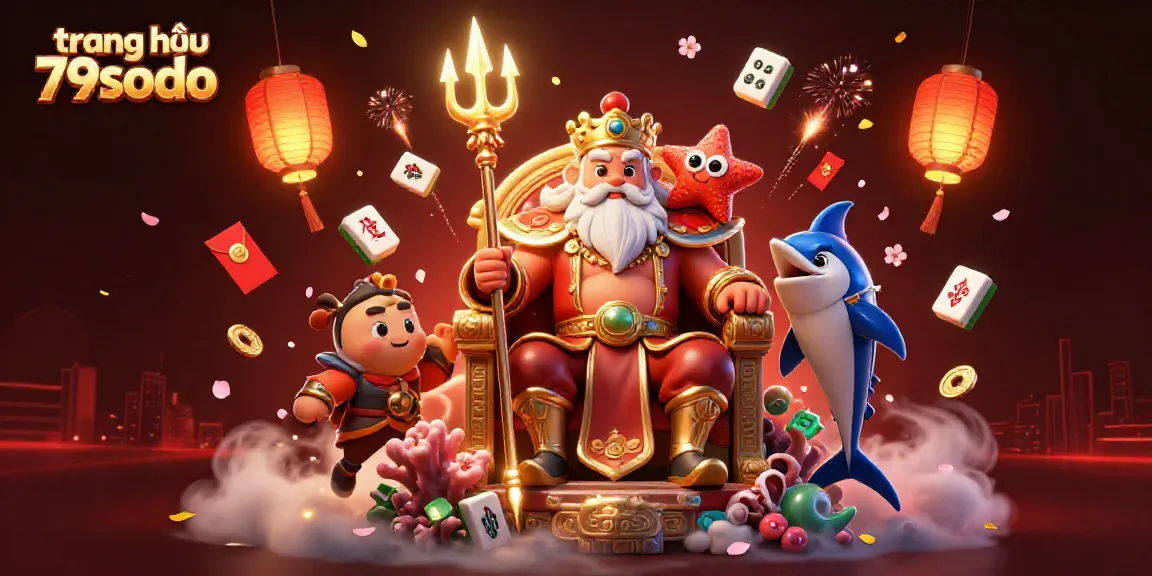Experience the dynamic world of trang chủ 79sodo through vibrant online casino elements, illuminated by festive lanterns.