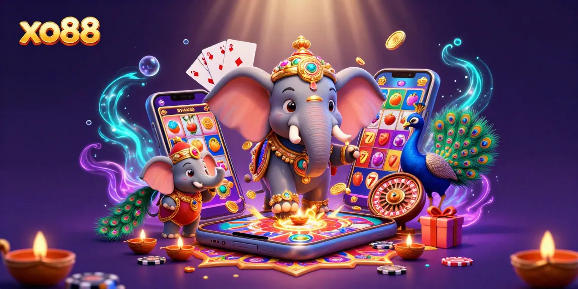 Experience thrilling gameplay at xo88 with vibrant slot games and enchanting casino elements.