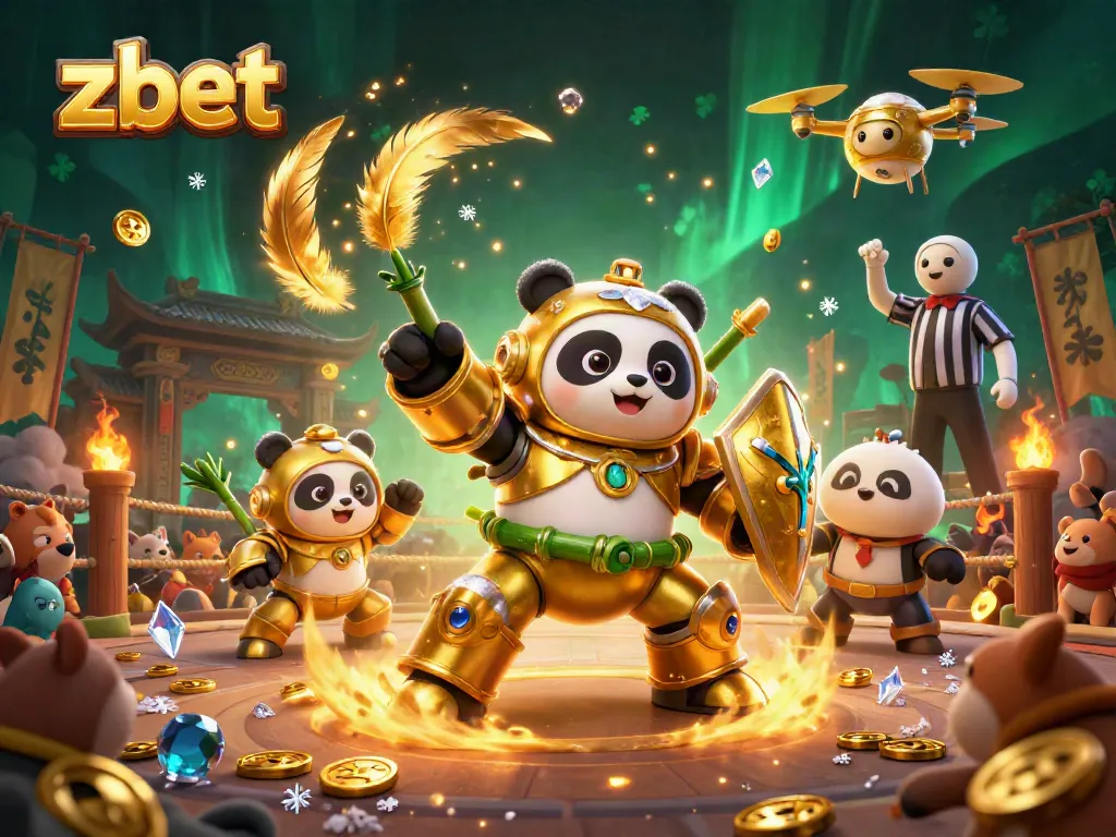 Engage with zbet's exciting casino adventure featuring dynamic characters in an animated arena.