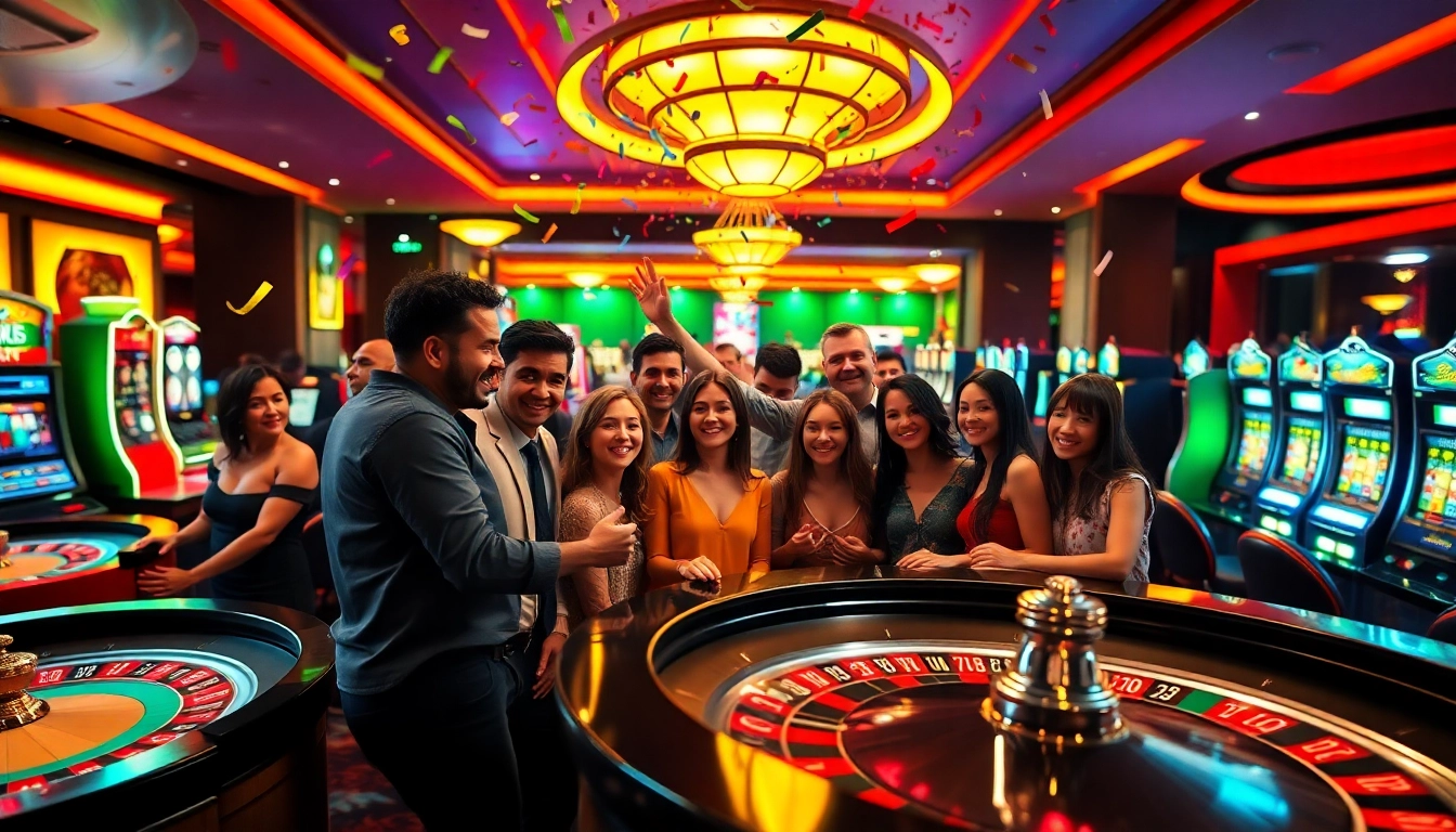 5777 bet app login করে ক্যাসিনোর আনন্দ উপভোগ করছে জয়ী অংশগ্রহণকারীরা।