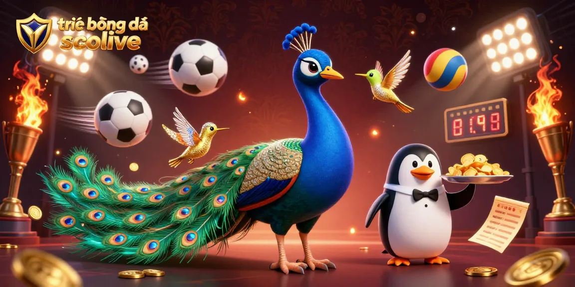 Experience the excitement of trực tiếp bóng đá socolive with vibrant sports imagery and dynamic characters.